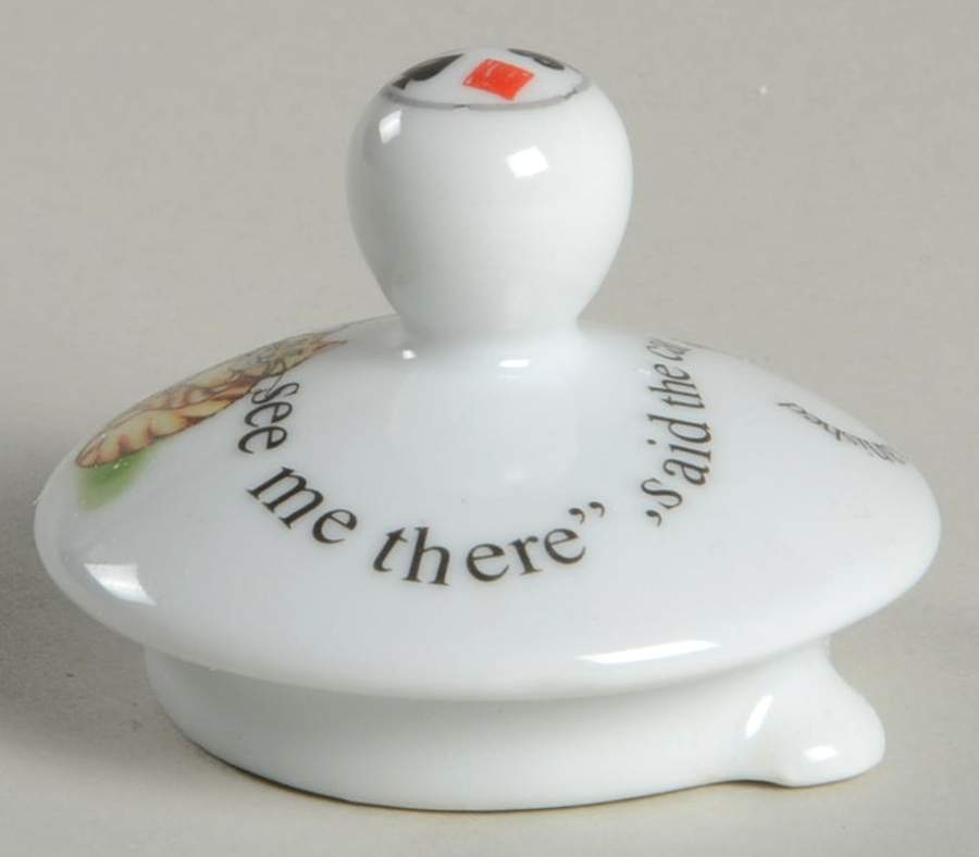 Alice in Wonderland's Cafe Teapot Lid for Individual Teapot with Cup by Cardew Design-1