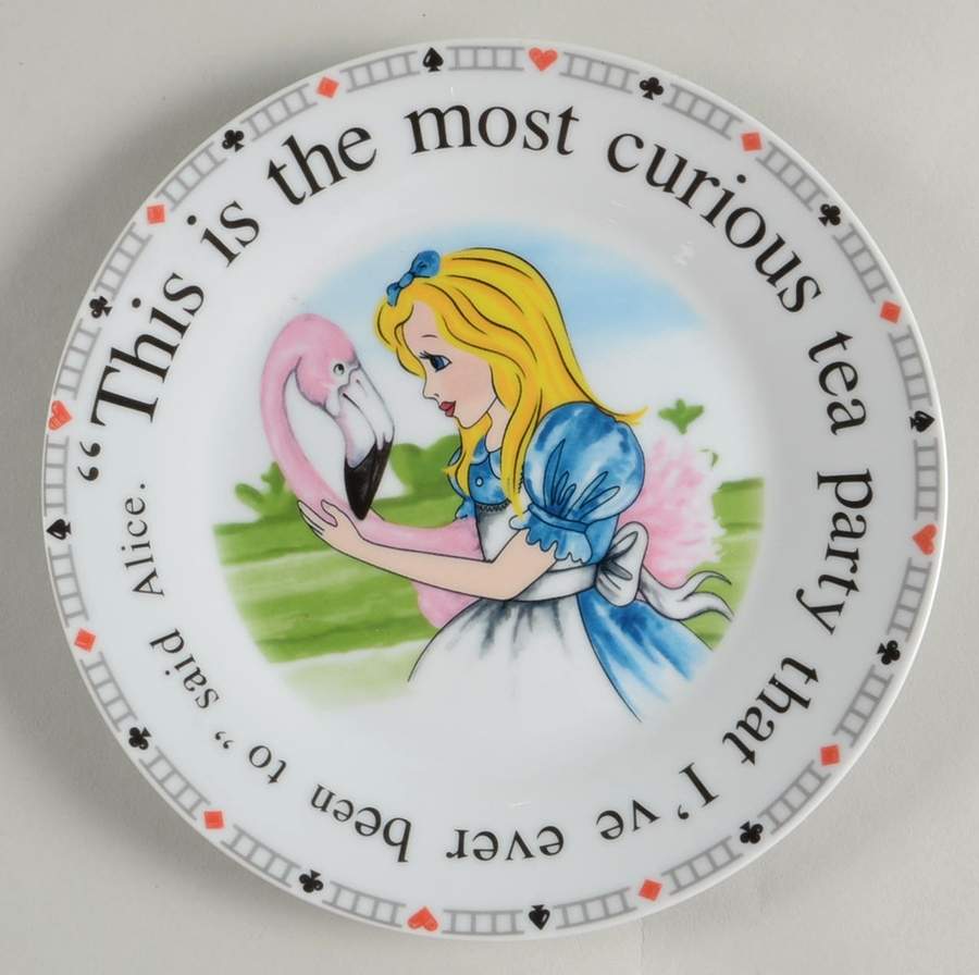 Alice in Wonderland's Cafe Dessert/Pie Plate by Cardew Design-1