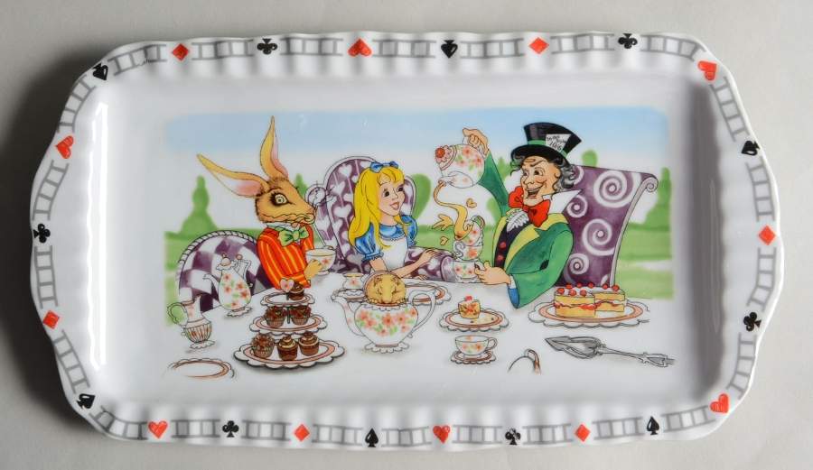 Alice in Wonderland's Cafe Cookie Tray by Cardew Design-1