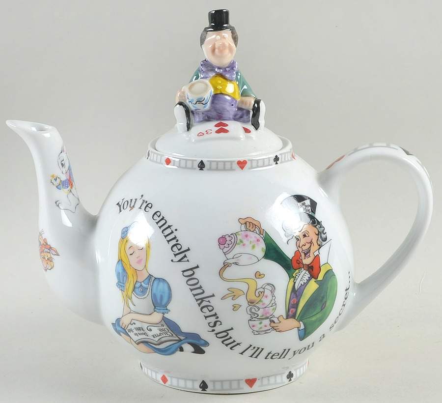 Alice in Wonderland's Cafe Lid for Teapot by Cardew Design-1