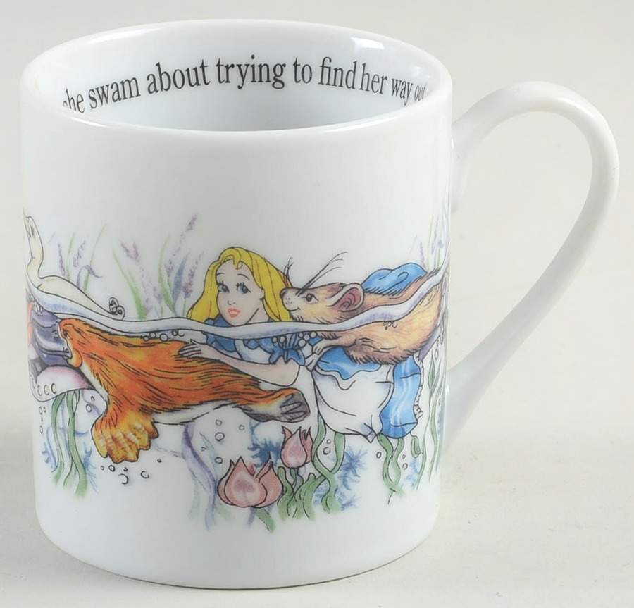 Alice in Wonderland's Cafe Flat Cup by Cardew Design-1