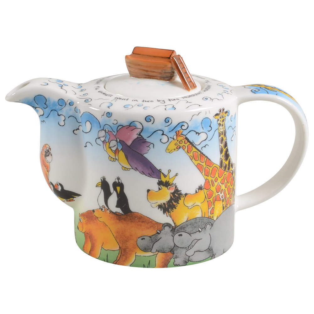 Noah's Ark Mini Teapot & Lid by Cardew Design-1