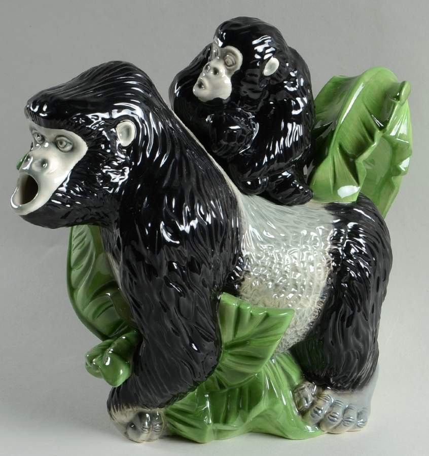 Gorilla Mini Figural Teapot & Lid by Cardew Design-1