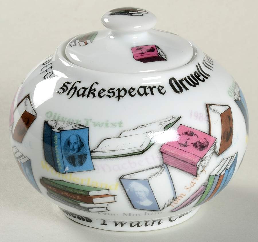 Novel Tea Sugar Bowl & Lid by Cardew Design-1