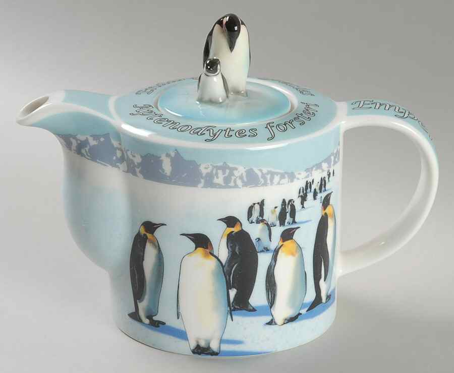 Penguins Mini Teapot & Lid by Cardew Design-1