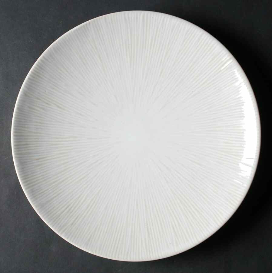 Shanghai White Dinner Plate by Pier 1-1