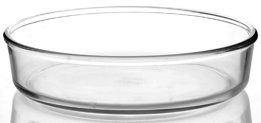 Originals Clear 8" Round Ovenware Cake Pan by Pyrex-1