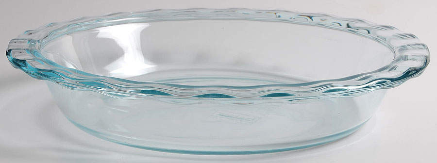 Originals Clear 9" Deep Pie Serving Baking Plate by Pyrex-1