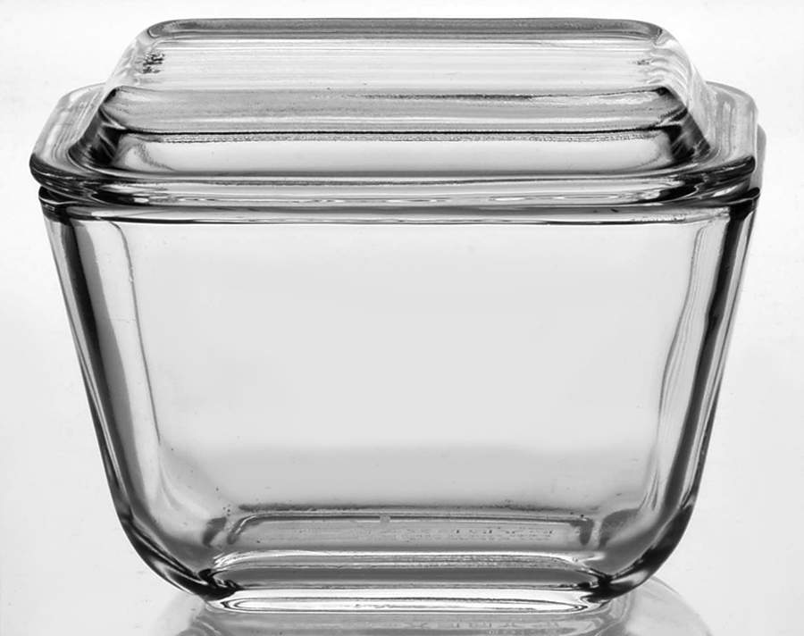 Originals Clear Small Refrigerator Jar & Lid by Pyrex-1