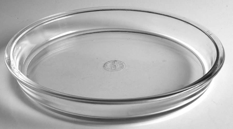 Originals Clear 9" Pie Baking Plate by Pyrex-1