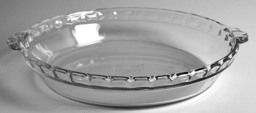 Originals Clear 10" Pie Baking Plate by Pyrex-1