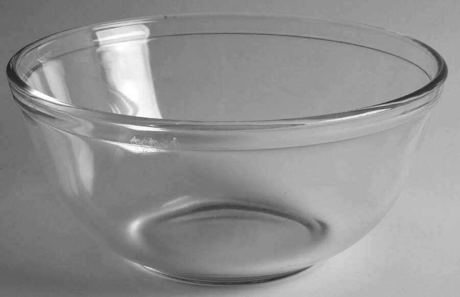 Originals Clear 8" Round Vegetable Bowl by Pyrex-1
