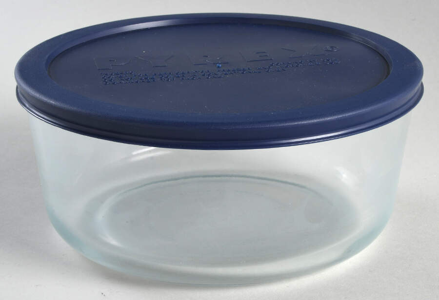 Storage Containers 7" Round Food Storage Container & Lid by Pyrex-1