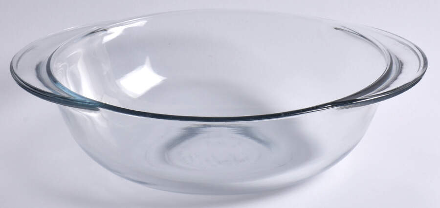 Originals Clear 2 Qt Round Covered Casserole No Lid by Pyrex-1