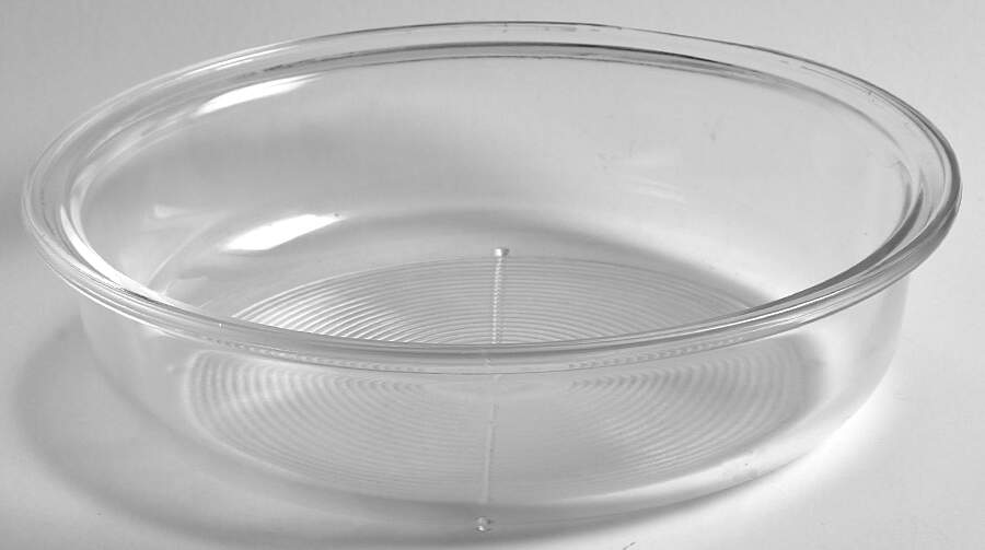 Originals Clear 10" Round Open Casserole by Pyrex-1