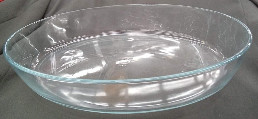 Originals Clear 13" Oval Baker by Pyrex-1