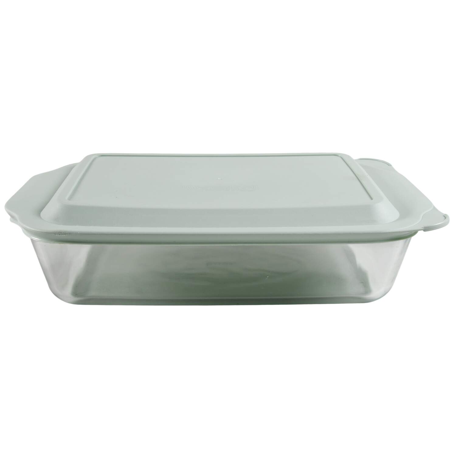 Originals Clear 13" Rectangular Baker w/Plastic Lid by Pyrex-1