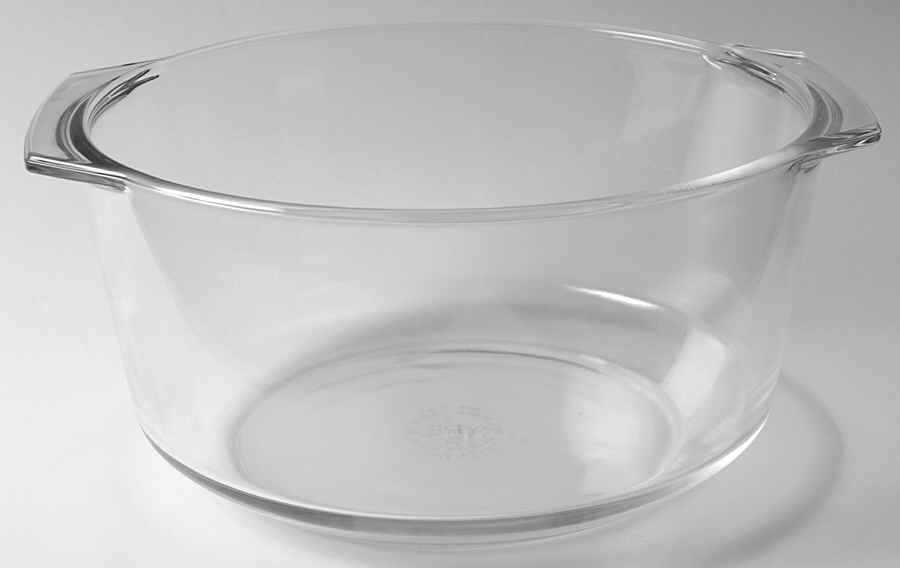 Originals Clear 3 Quart Round Casserole No Lid by Pyrex-1