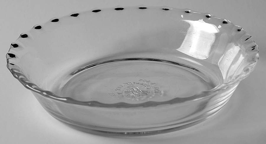 Originals Clear 5" Pie Baking Plate by Pyrex-1