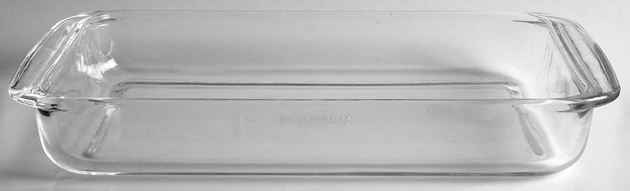 Originals Clear 13'' Rectangular Baker by Pyrex-1