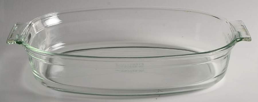 Originals Clear 15" Oval Baker by Pyrex-1