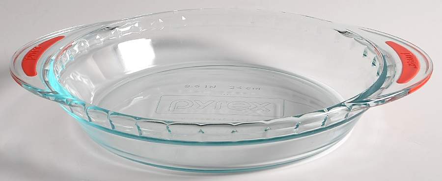 Originals Clear 9" Pie Baking Plate by Pyrex-1