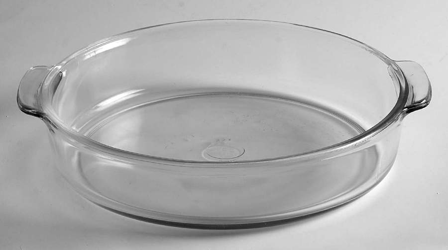 Originals Clear 10" Pie Baking Plate by Pyrex-1