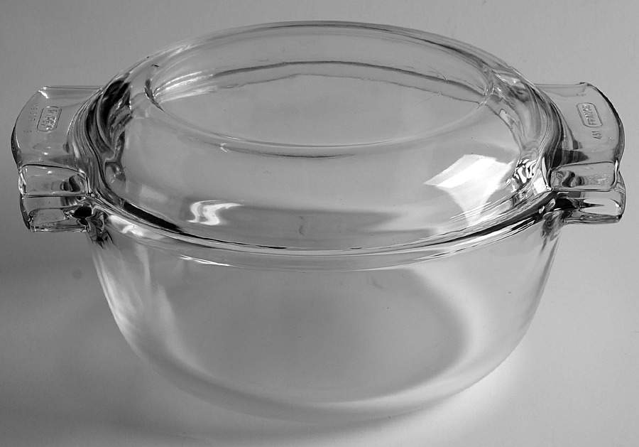 Originals Clear .75 Qt Round Covered Casserole by Pyrex-1