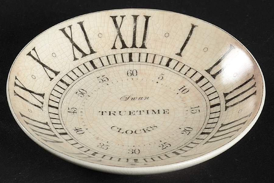 Vintage Clock Fruit/Dessert (Sauce) Bowl by Pottery Barn China-1