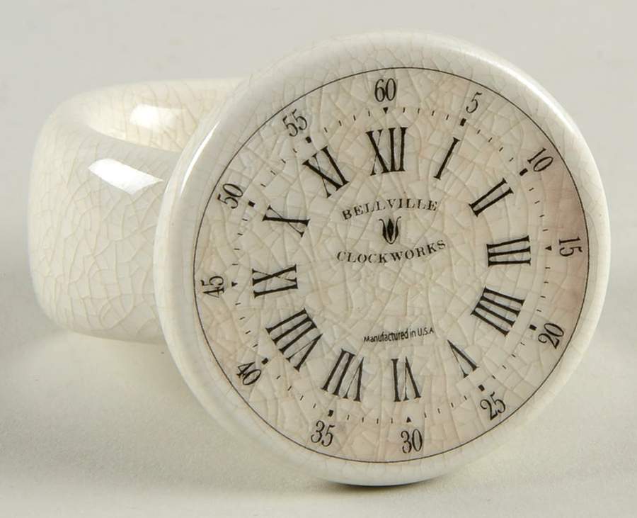 Vintage Clock Napkin Ring by Pottery Barn China-1