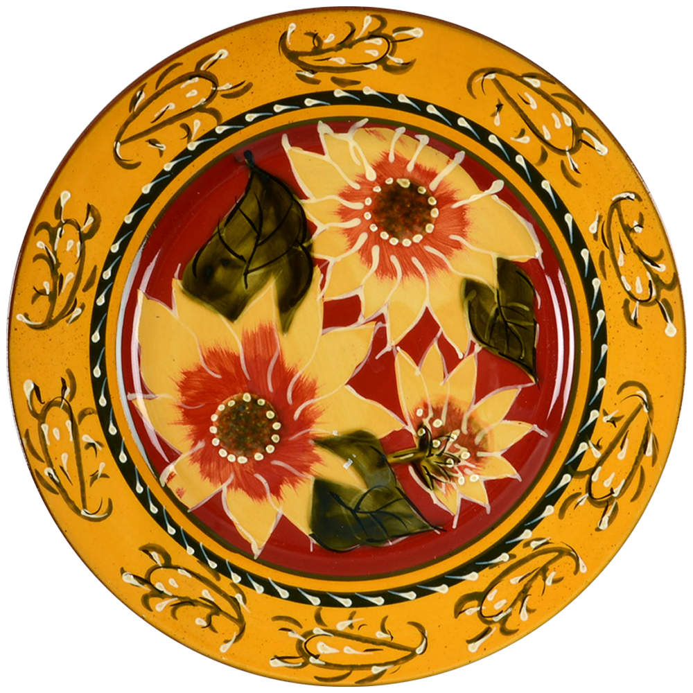 Sunflower Salad Plate by Pier 1-1