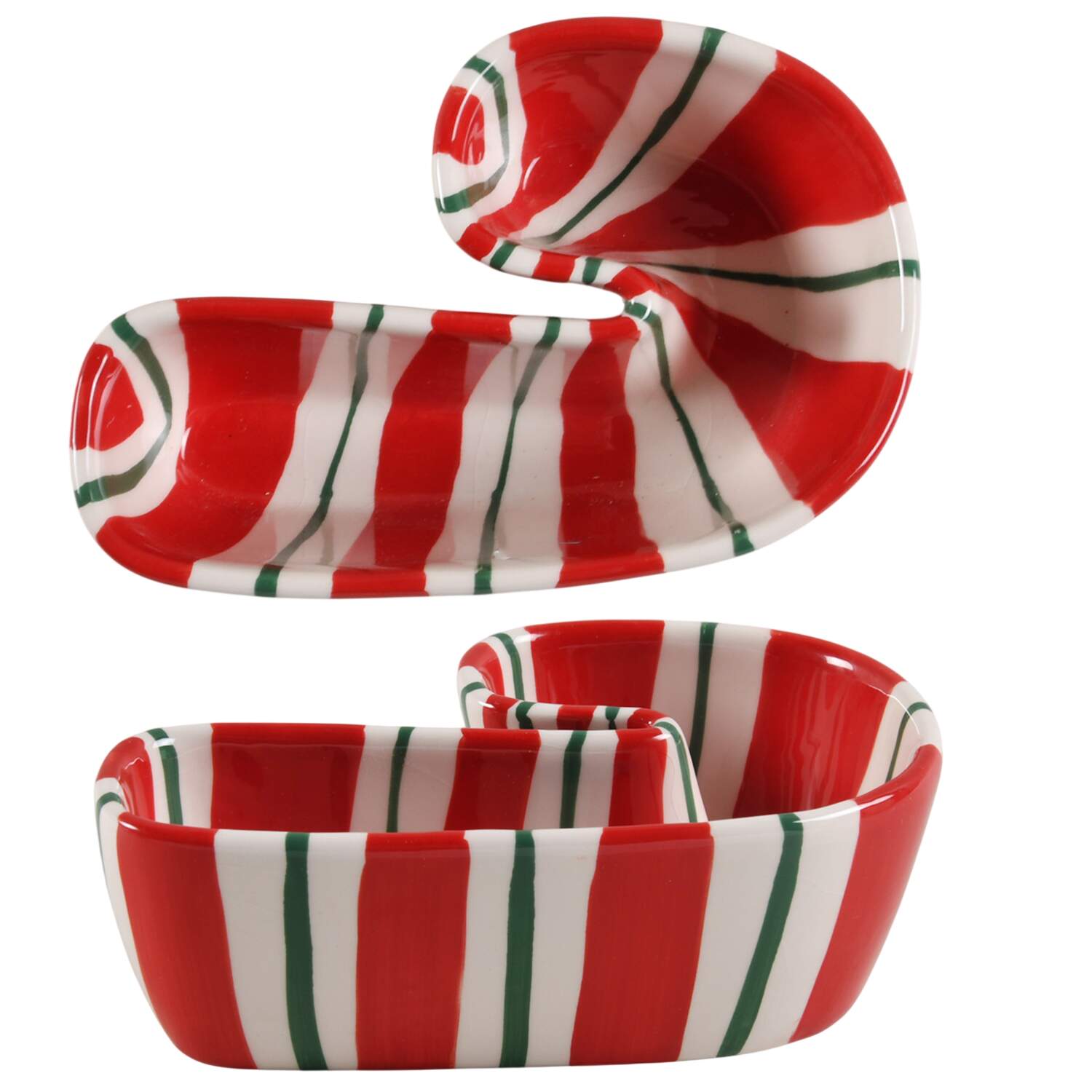 Candy Cane Figural Dip Bowl (Dip & Spreader) by Pier 1-1