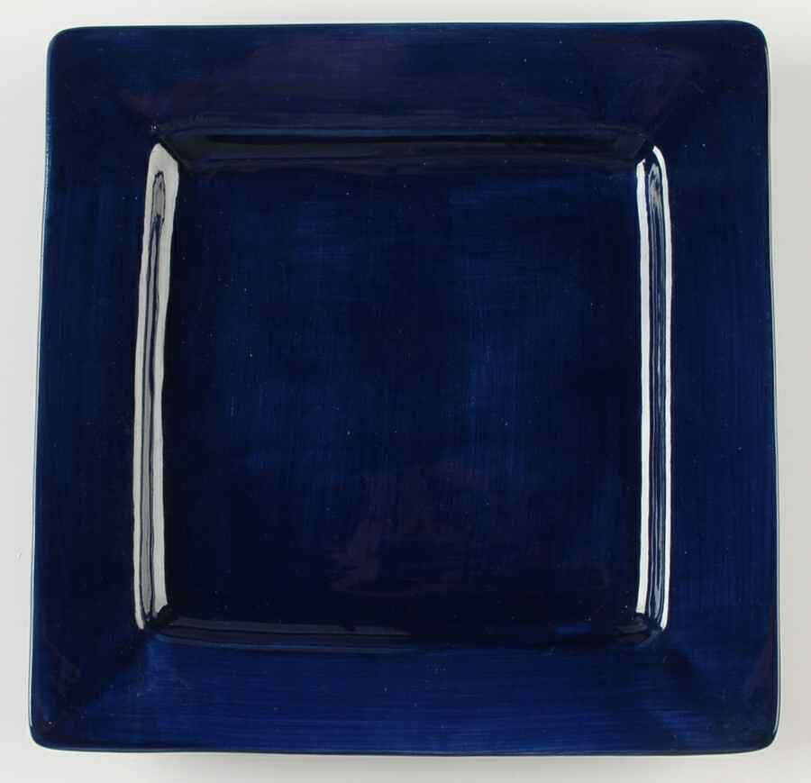 Essential Colours Cobalt Blue Square Dinner Plate by Pier 1-1