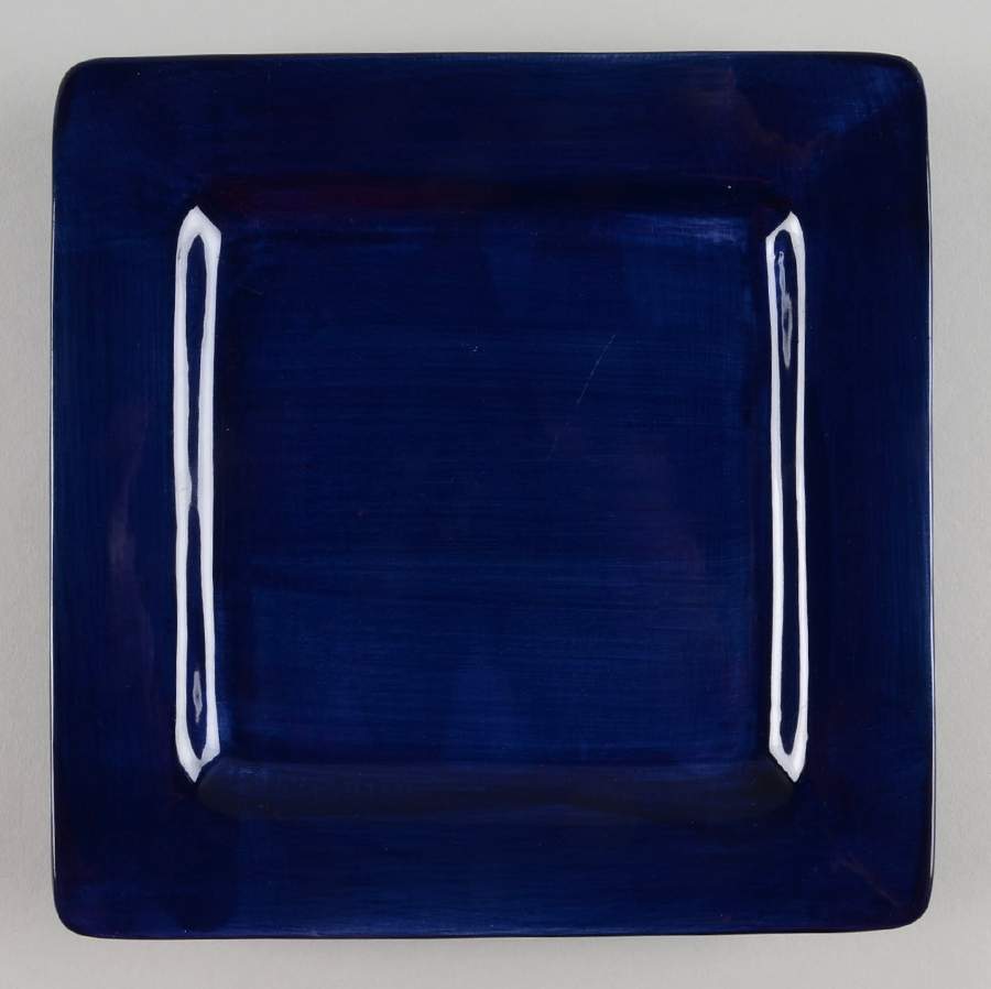 Essential Colours Cobalt Blue Square Salad/Dessert Plate by Pier 1-1