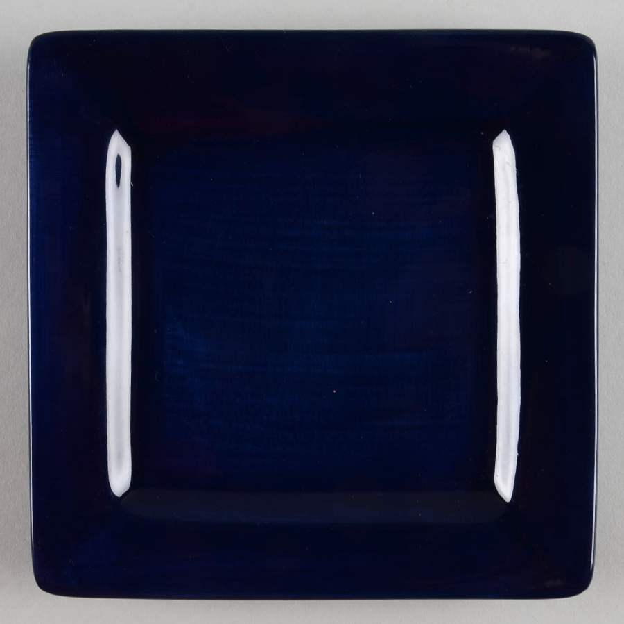 Essential Colours Cobalt Blue Square Appetizer Plate by Pier 1-1