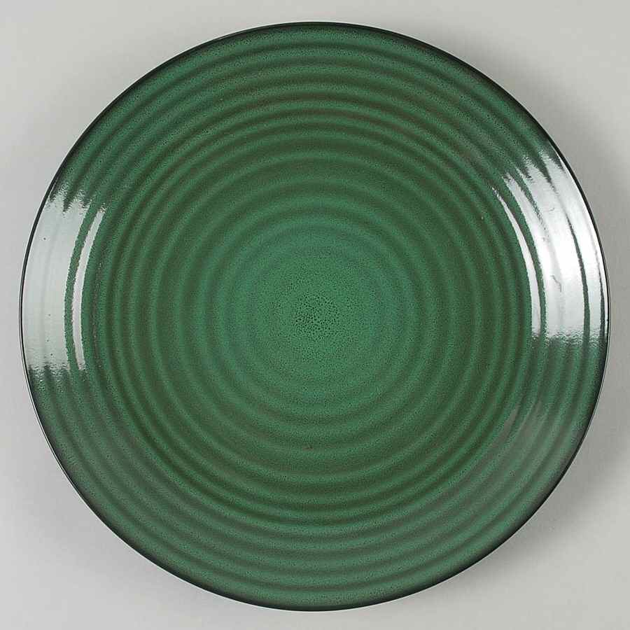Orbit Green Dinner Plate by Pfaltzgraff-1