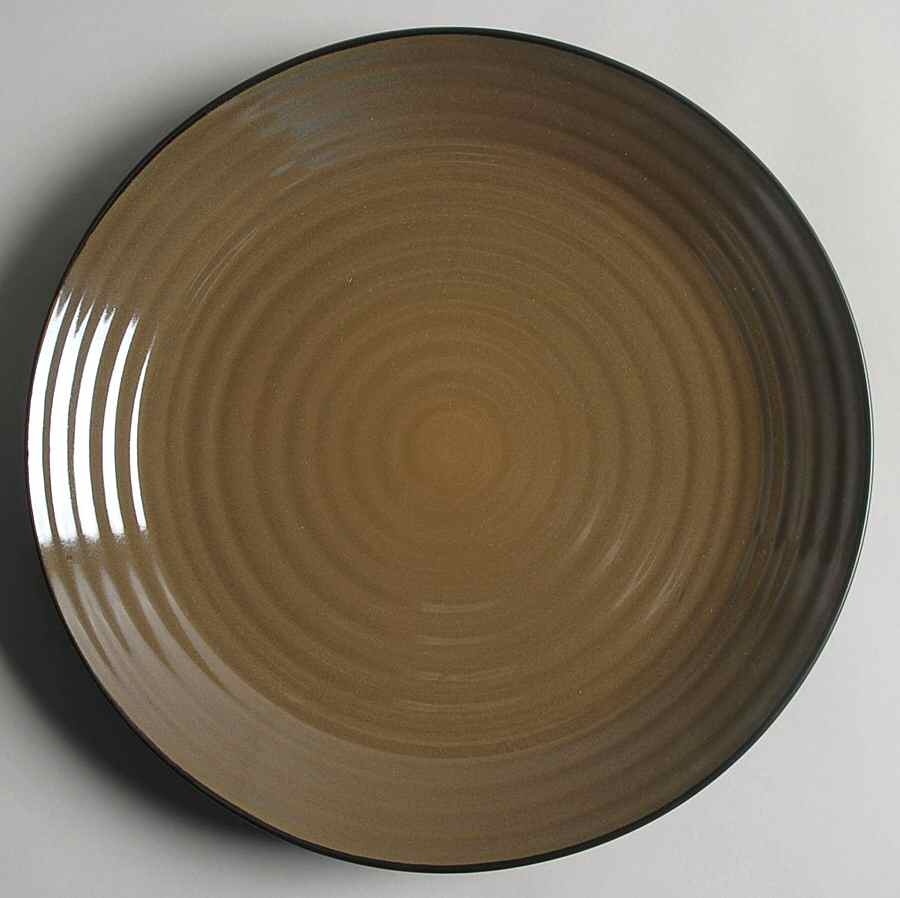 Orbit Tan Dinner Plate by Pfaltzgraff-1