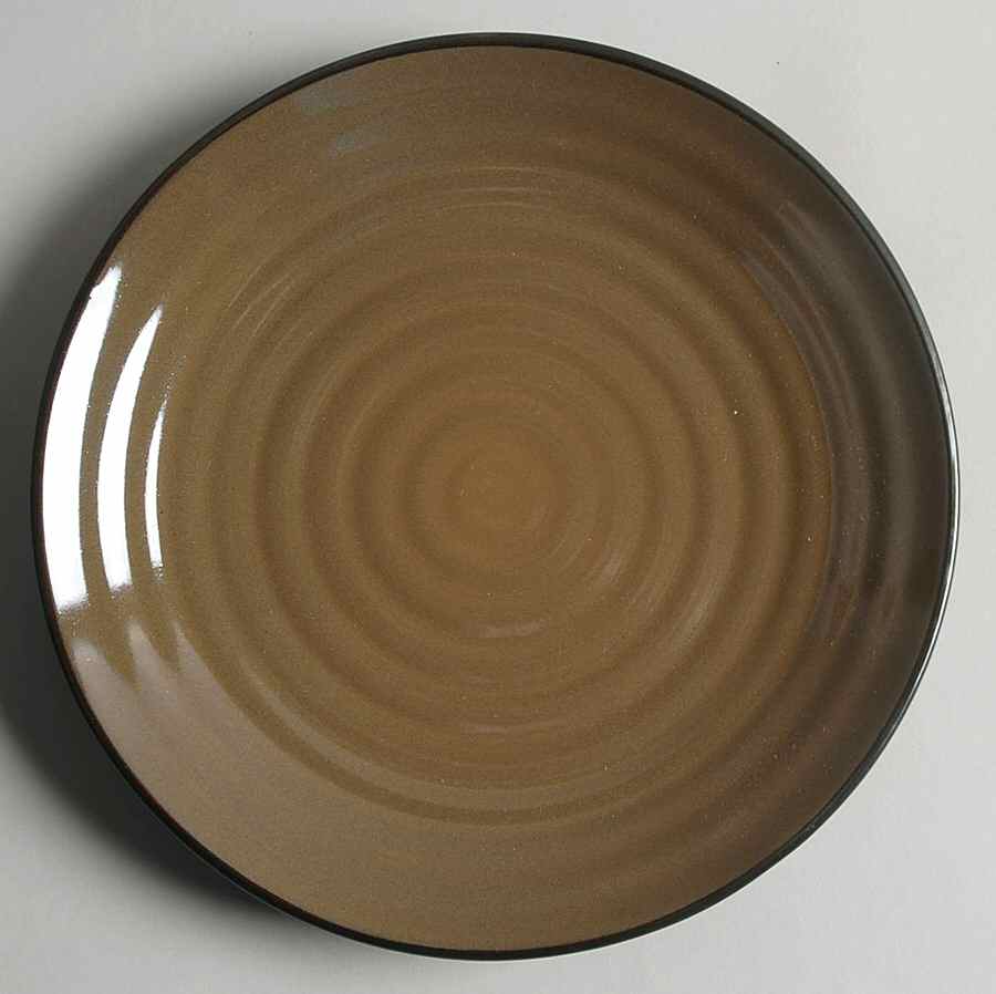 Orbit Tan Salad Plate by Pfaltzgraff-1