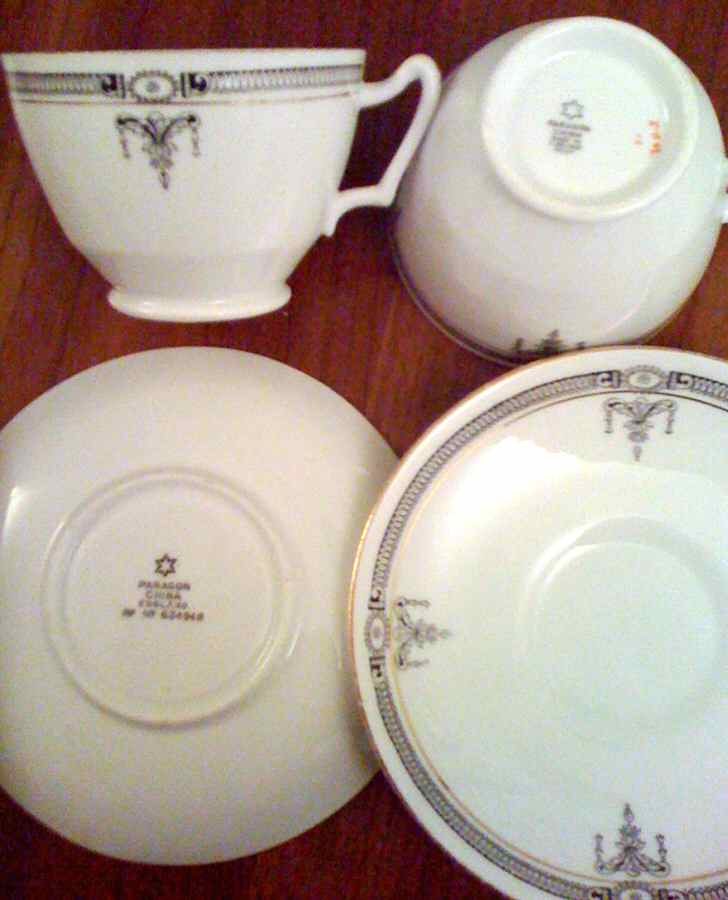5503 Footed Cup & Saucer Set by Paragon-1