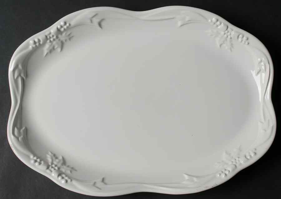 PFA77 14" Oval Serving Platter by Pfaltzgraff-1