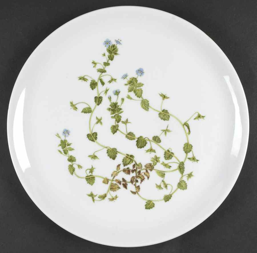 Herbes Folles Cake Plate by Porcelaine De Paris-1