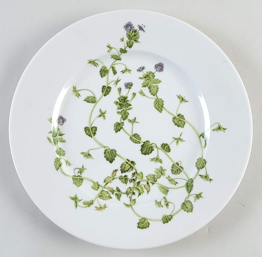 Herbes Folles Luncheon Plate by Porcelaine De Paris-1