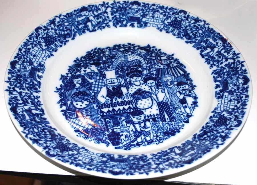 PRG59 12" Chop Plate (Round Platter) by Porsgrund-1