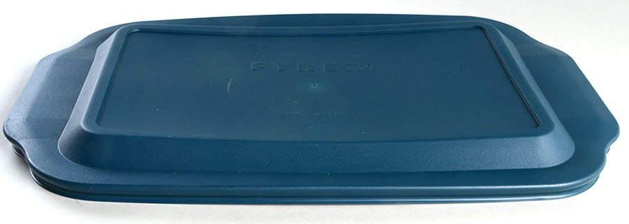 Sculptured Clear Plastic Lid for 13" Rectangular Baker by Pyrex-1