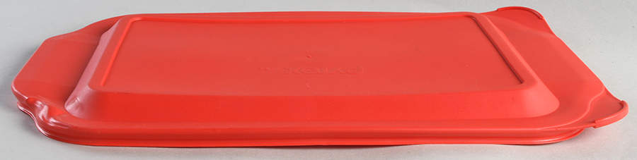 Sculptured Clear Plastic Lid for 13" Rectangular Baker by Pyrex-1