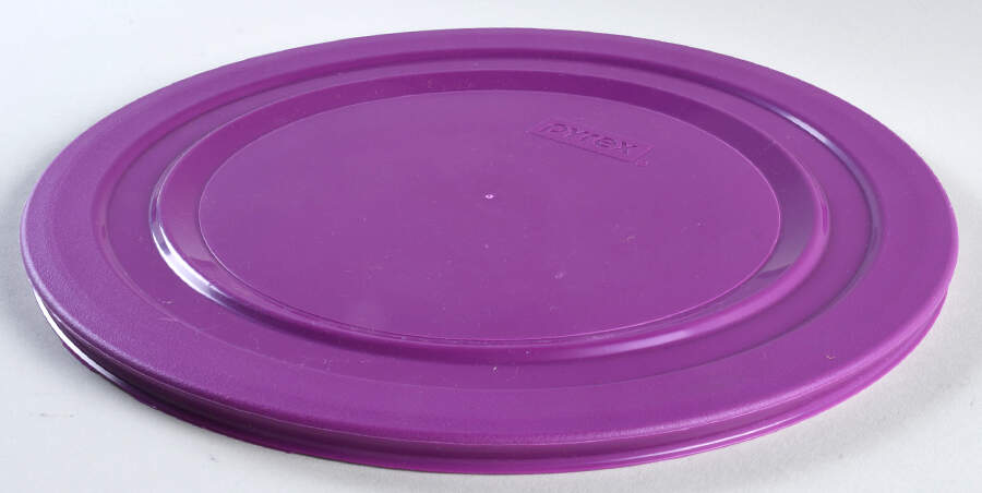 Sculptured Clear Plastic Lid for 11" Salad Serving Bowl by Pyrex-1