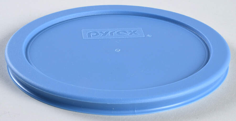Sculptured Clear Plastic Lid for 5" Round Vegetable Bowl by Pyrex-1