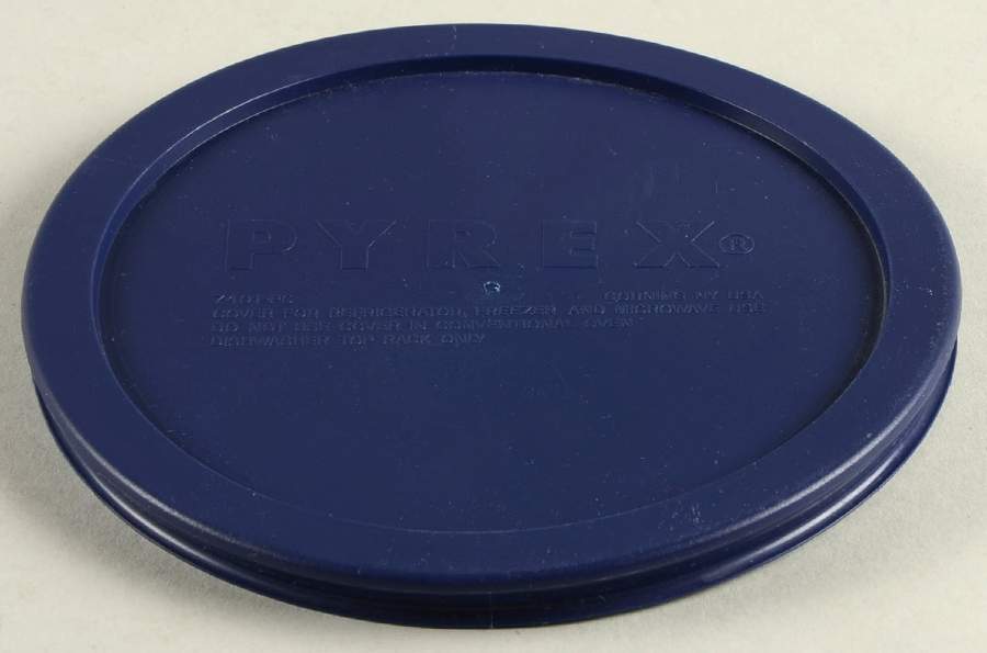 Sculptured Clear Plastic Lid for 5" Round Vegetable Bowl by Pyrex-1