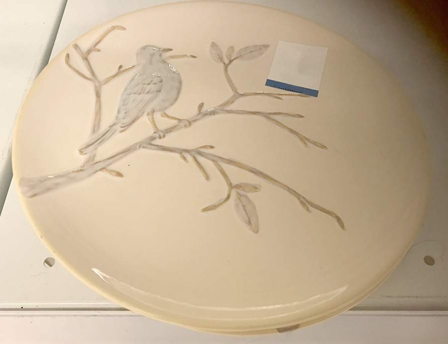Bird (Embossed) Salad/Dessert Plate by Pottery Barn China-1
