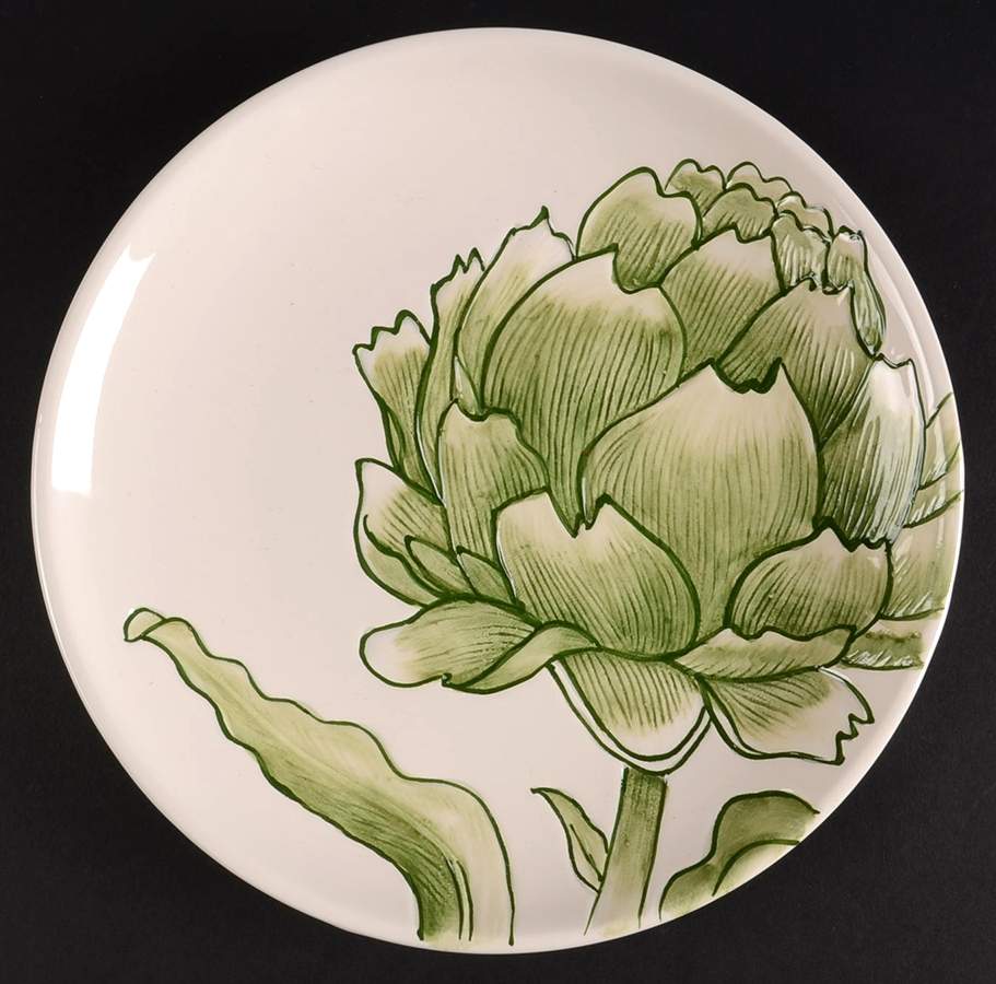 Artichoke Salad/Dessert Plate by Pottery Barn China-1